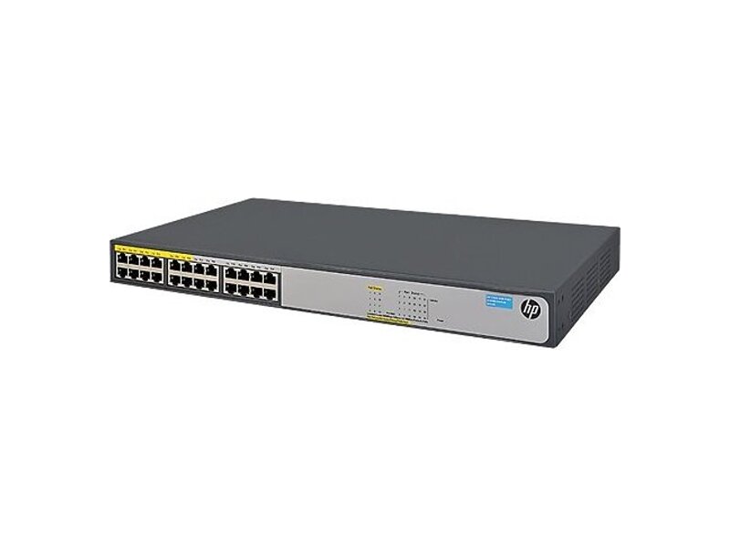 JH019A#ABB  Коммутатор HPE OfficeConnect 1420 24G PoE+ (124W) Switch (12x 10/ 100/ 1000, 12x 10/ 100/ 1000 PoE+, unmanaged, fanless, 19'') 2