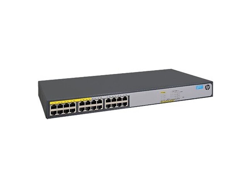 JH019A#ABB  Коммутатор HPE OfficeConnect 1420 24G PoE+ (124W) Switch (12x 10/ 100/ 1000, 12x 10/ 100/ 1000 PoE+, unmanaged, fanless, 19'')