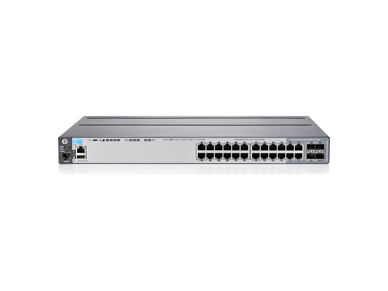 J9726A#ABB  Коммутатор HPE Aruba 2920 24G Switch (20x 10/ 100/ 1000, 4x SFP or 10/ 100/ 1000, 2 module slots for 10G, Managed Static L3, Stacking, 19'') (repl. For J9145A)