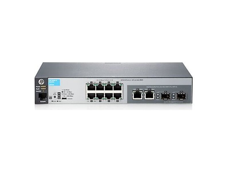 J9783A#ABB  Коммутатор HPE Aruba 2530 8 Switch (8x 10/ 100 + 2x SFP or 10/ 100/ 1000, Managed, L2, virtual stacking, 19'')