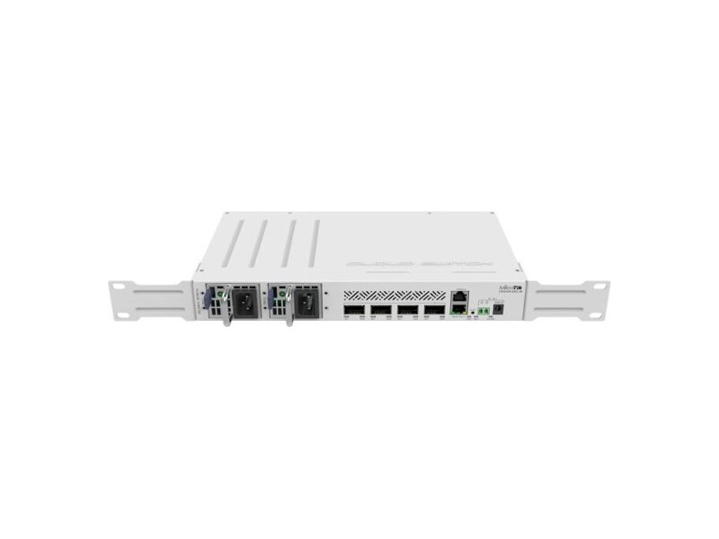 CRS504-4XQ-IN  Коммутатор Mikrotik CRS504-4XQ-IN, 1x10Base-T/ 100Base-TX, 4xQSFP28, Switching capacity 800 Gbps 1