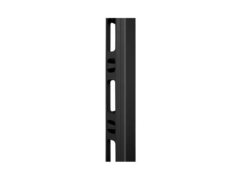 SH-05C42-BK  Вертикальный кабельный органайзер в шкаф 42U, металлический, цвет черный (RAL 9004)