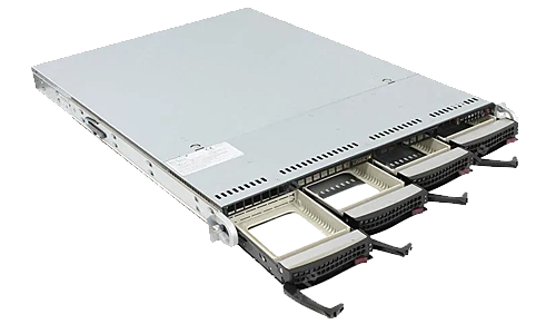 Сервер Supermicro WS-C2.R1H.H304  2x Intel Xeon E5-2600v4 1U 4x HDD 3''5