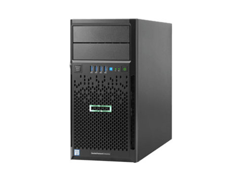 823401-001  Сервер HPE ProLiant ML30 Gen9 1xE3-1220v6 1x16Gb 2x1Tb 7.2K LFF SATA B140i 5720 2P 1x350W