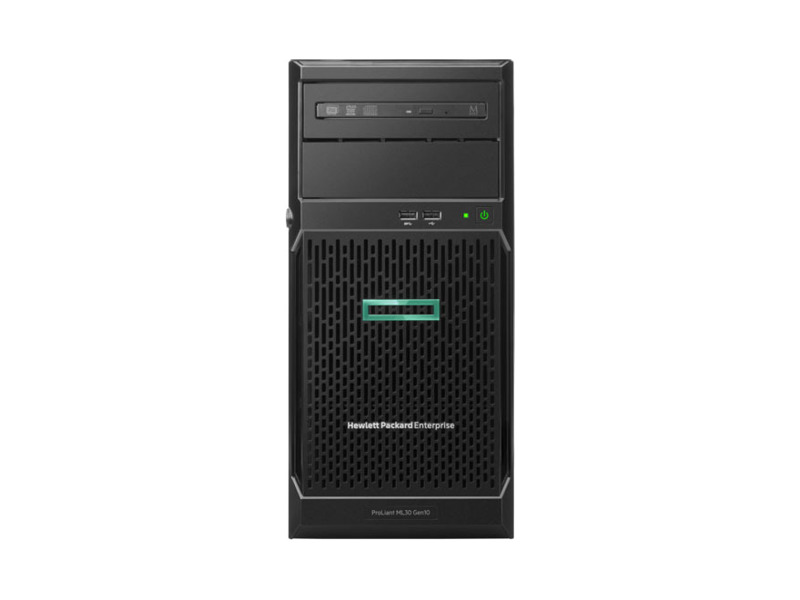 P16926-421  Сервер HPE ProLiant ML30 Gen10 E-2224 NHP Tower(4U)/ Xeon4C 3.4GHz(8MB)/ 1x8GB1UD 2666/ S100i(ZM/ RAID 0/ 1/ 10/ 5)/ noHDD(4)LFF/ noDVD/ iLOstd(no port)/ 1NHPFan/ 2x1GbEth/ 1x350W(NHP), analog P06781-425 2