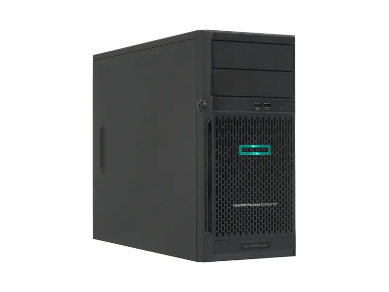 P44718-421  HP Server ProLiant ML30 Gen10 Plus E-2314 NHP Tower(4U)/ Xeon4C 2.8GHz(8MB)/ 1x16GB 1U D 3200 / IntelVROC(RAID 0/ 1/ 5/ 10)/ noHDD(4)LFF-NHP/ noDVD/ iLOstd(no port)/ 1NHPFan/ 2x1GbEth/ 1x350W(NHP)
