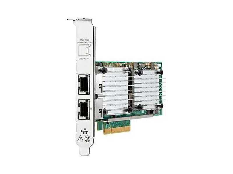 656596-B21  Адаптер HPE Ethernet 530T, 2x10Gb, PCIe(2.0), Qlogic, for G7/ Gen8/ Gen9/ Gen10 servers