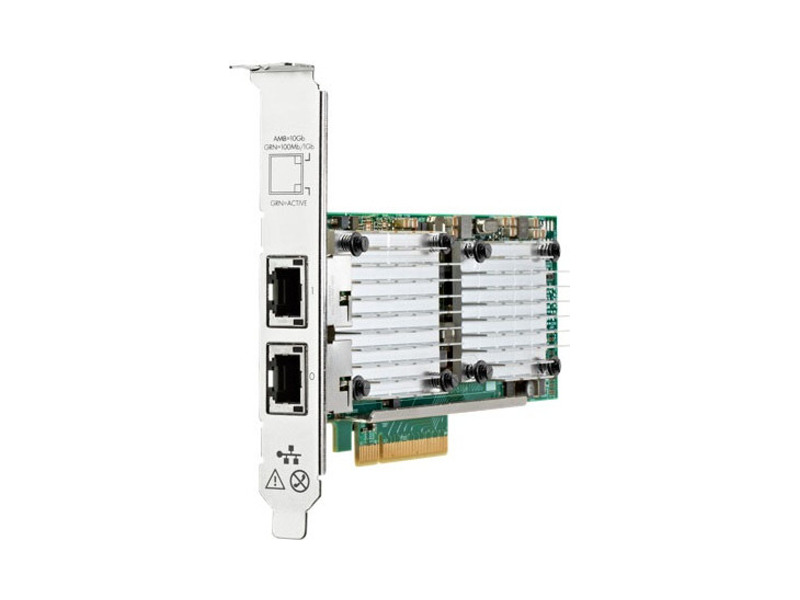 P08437-B21  Адаптер HPE Ethernet QL41132HLRJ, 2x10Gb BASE-T, PCIe(3.0), Marvell, for DL325/ DL385/ Microserver Gen10 Plus