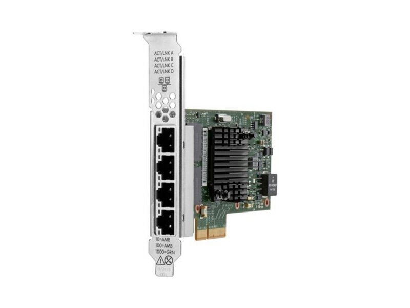 P51178-B21  Адаптер HPE Broadcom BCM5719 Ethernet 1Gb 4-port BASE-T Adapter for HPE