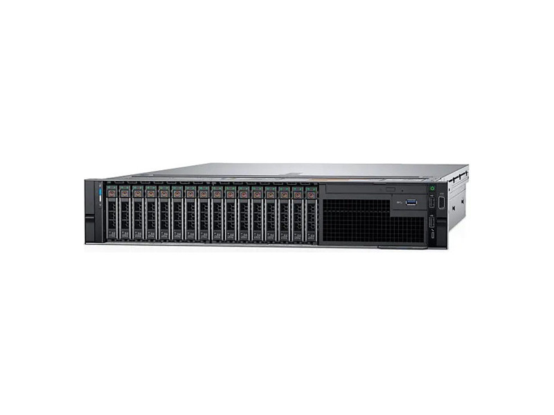 PER740RU2-01  Сервер Dell PowerEdge R740 2U/ 16SFF/ 2x4210R/ 2x32GB RDIMM 3200/ 730P 2Gb mC/ 16x480GB RI SATA/ 4xGE/ 2x750w / RC3/ 6perf/ Bezel noQS/ Sliding Rails/ CMA/ 3YPSNBD