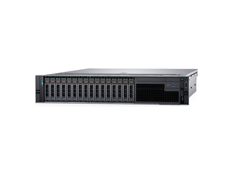 R740-2929  Сервер Dell PowerEdge R740 1x4114 1x16Gb x16 1x1.2Tb 10K 2.5'' SAS H730p mc iD9En 5720 4P 1x750W 3Y PNBD Config 1