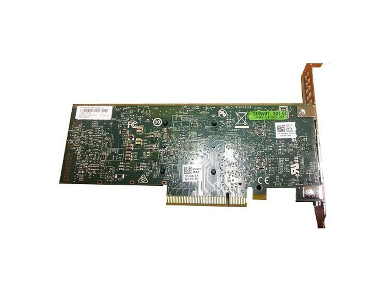 540-BBUO  Адаптер Dell 540-BBUO Dual port Broadcom 57416 10Gbit Base-T PCIe FP for 14G