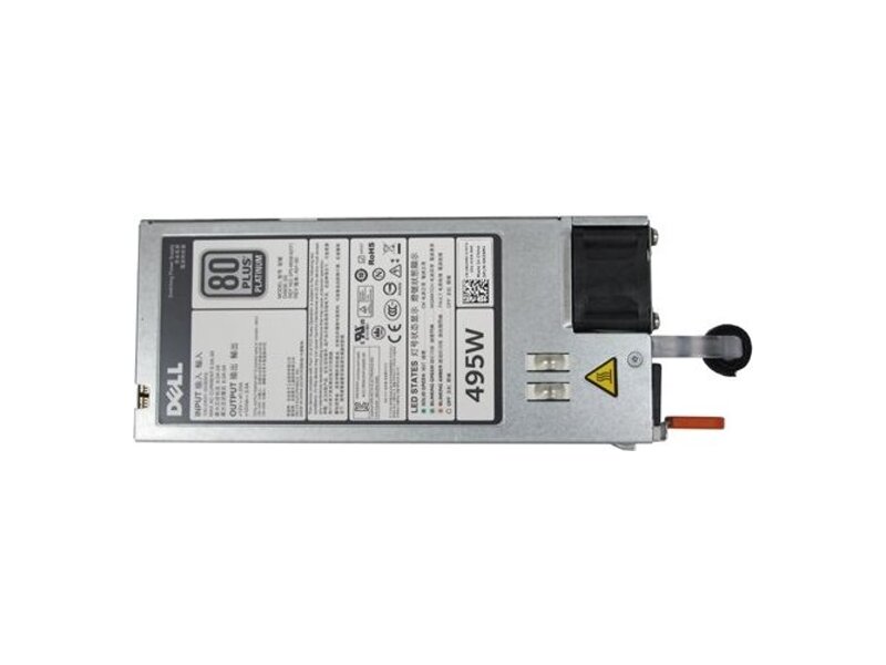 450-AEBM  Блок питания Dell Hot Plug Redundant Power Supply 495W for R530/ R630/ R730/ R730xd/ T330/ T430/ T630 (analog 450-ADWP, 450-AEEP)