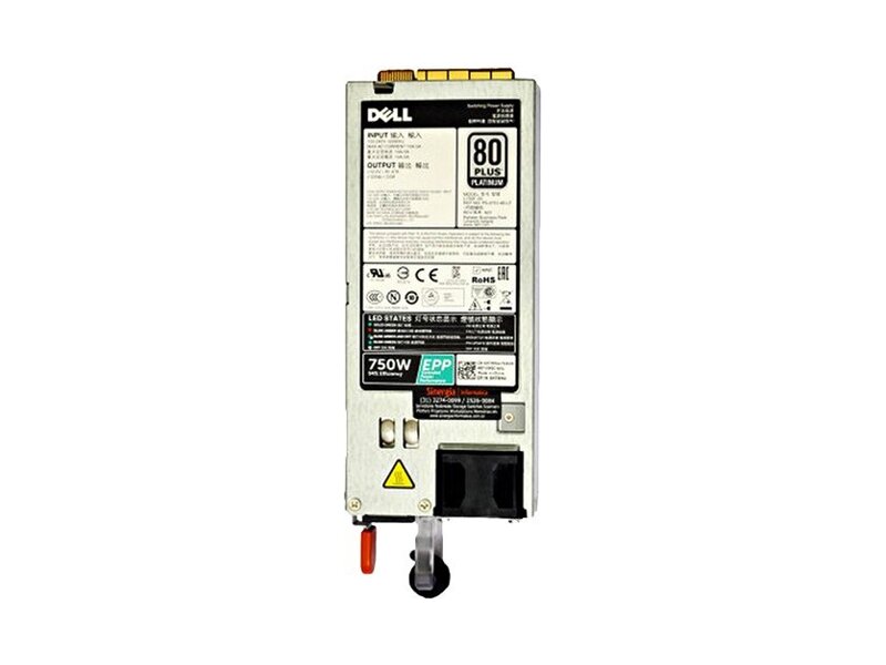 450-AJRP  DELL Hot Plug Redundant Power Supply 750W for R540/ R640/ R740/ R740XD/ T440/ T640/ R530/ R630/ R730/ R730xd/ T430/ T630 w/ o Power Cord (analog 450-ADWS)