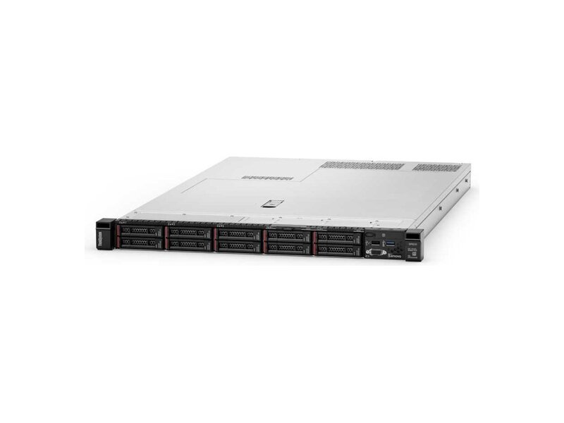 7X02A0ELEA  Сервер Lenovo ThinkSystem SR630 Xeon Silver 4215R (8C 3.2GHz 11MB Cache/ 130W) 32GB 2933MHz (1x32GB, 2Rx4 RDIMM), O/ B, 930-8i, 1x750W, XCC Enterprise, Tooless Rails