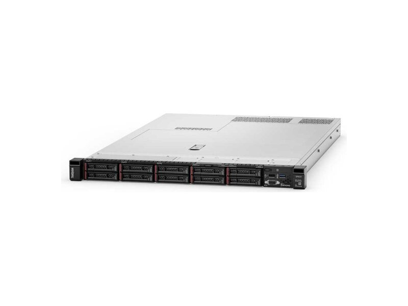 7X02A0F4EA  Сервер Lenovo ThinkSystem SR630 Rack 1U, 1xXeon 4210К 10C(2.4GHz/ 13.75MB/ 100W), 32GB/ 2Rx4/ 2933MHz/ 1.2V RDIMM, noHDD 2.5''(upto8/ 10), SR930-8i(2GBFlash), noDVD, noGBE, 2xPCIe x8, PCIe x16, 750Wps(upto2), XCCEnterpr