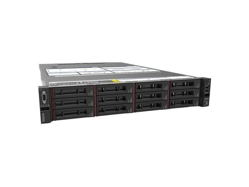 7X04A0BKEA  Сервер Lenovo ThinkSystem SR550 Rack 2U, Xeon 4210R 10C(2.4GHz/ 100W), 16GB/ 2933MHz/ 2Rx8/ RDIMM, noHDD LFF(upto8), RAID 930-8i, 2xGb, noDVD, 1x750W, 2.8m p/ c, XCCA