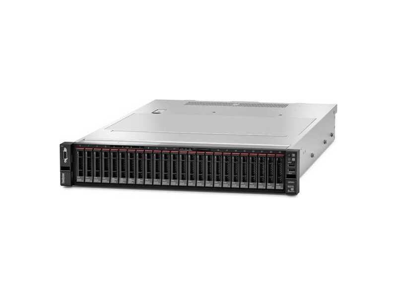 7X06A0JYEA  Сервер Lenovo ThinkSystem SR650 Rack 2U, 1xXeon Silver 4210R 10C (2.4GHz/ 13MB/ 100W), 32GB/ 2933MHz/ 2Rx8/ 1.2V RDIMM, noHDD 2, 5''(upto8/ 24), SR930-8i(2GBFlash), noDVD, noGbE, 2xPCIe x8, 2x750W, 2x2.8 m p/ c, XCCEnterpr