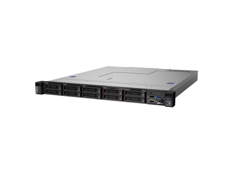 7Y51A07GEA  Сервер Lenovo ThinkSystem SR250 Rack 1U, Xeon E-2224 4C (3.4GHz/ 8MB/ 71W), 1x8GB/ 2666/ 1Rx8/ UDIMM, noHDD (upto 4) LFF, SW RAID, 2xGbE, noDVD, noPCi, Fixed 300W, 2.8 m p/ c, XCC Standard
