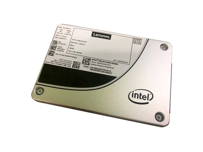 4XB7A13633  Жесткий диск Lenovo SSD ThinkSystem 240GB 2.5'' Intel S4610 Mainstream SATA6Gb Hot Swap