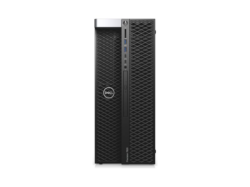 5820-8024  ПК Dell Precision T5820 RTX Core i9-10900X(3.5GHz, 10C), 16GB(2x8GB) DDR4 UDIMM 2666MHz, SSD 256GB PCIe NVMe cl40+1TB SATA 7.2k, no graphics, DVD-RW, Linux, keyboard, mouse, 3Y Basic NBD 2
