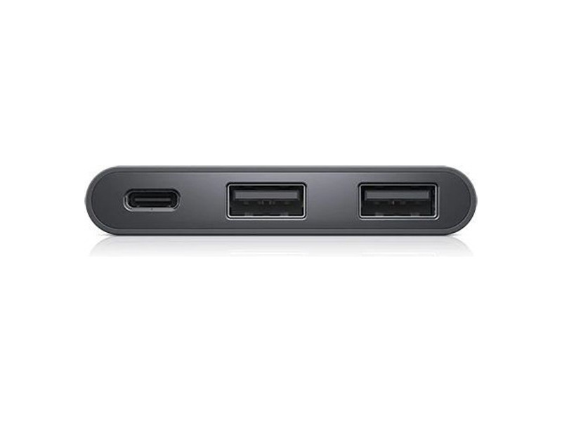 470-AEGX  Адаптер Dell USB-C to Dual USB-A with Power Pass-Through 1