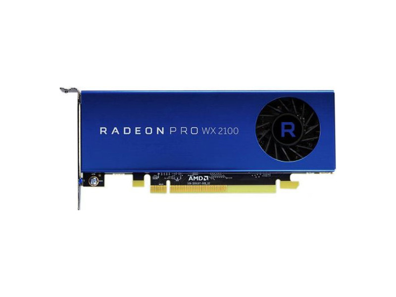 490-BDZR  Видеокарта Dell 2GB AMD Radeon Pro WX 2100, DP. 2 mDP, (Precision)(Customer KIT) 1