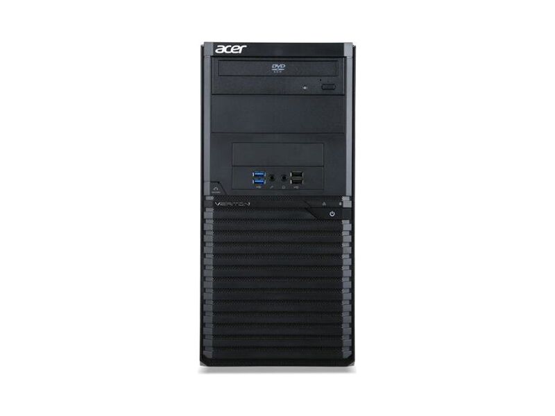 DT.VPPER.141  ПК Acer Veriton M2640G MT P G4560 (3.5)/ 4Gb/ 500Gb 7.2k/ HDG610/ DVDRW/ Free DOS/ GbitEth/ 500W/ клавиатура/ мышь/ черный