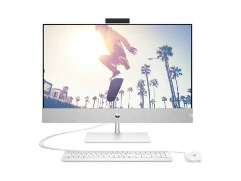 6C8P7EA#UUQ  Моноблок HP Pavilion I 27-ca1041ci NT 27'' FHD(1920x1080) Core i3-12100T, 8GB DDR4 3200 (2x4GB), SSD 256Gb, Intel Internal graphics, no DVD, kbd&mouse wired, 5MP Webcam, White, FreeDOS
