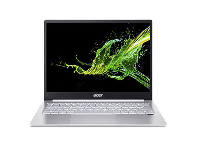 NX.HQXER.003  Ноутбук Acer Swift 3 13.5'' QHD(2256x1504) IPS/ Core i7-1065G7 1.30 Ghz/ 16 GB DDR4/ 512 GB SSD/ Intel Iris Plus Graphics/ WiFi/ BT/ FPR/ HD Cam/ 56Wh, Win 10 Pro64, 3Y OS, Silver