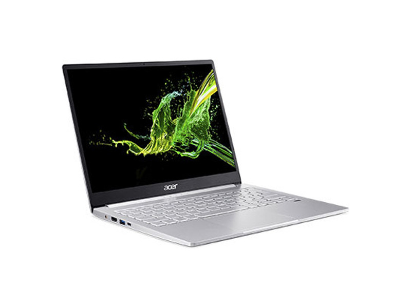 NX.HZQER.002  Ноутбук Acer Swift 3 SF313-52G-70LX 13.5''QHD (2256x1504) IPS i7-1065G7 1.30 Ghz, 16 GB DDR4, 1 TB SSD, NVIDIA GeForce MX350, WiFi, BT, FPR, HD Cam, 56Wh, Win 10 Pro64, 3Y OS, Silver, 1.19kg