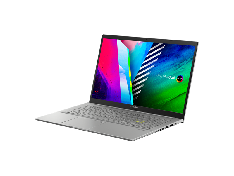 90NB0SG2-M35040  Ноутбук Asus VivoBook 15 K513EA-L12289 Intel Core i7-1165G7/ 8Gb/ 512Gb SSD/ 15.6'' FHD OLED (1920x1080)/ WiFi6/ FingerPrint/ BT5.0/ Cam/ RU/ EN Backlit Keyboard/ 1.8Kg/ Silver/ No OS