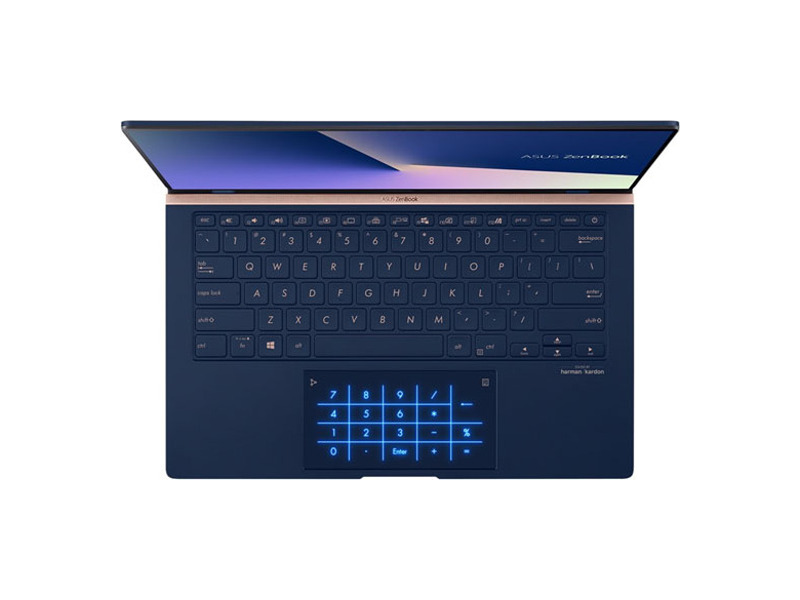 90NB0MP5-M11130  Ноутбук ASUS Zenbook 14 UX433FLC-A5258T Core i7-10510U/ 16Gb/ 512GB SSD/ Intel UHD 620/ NumberPad/ 14''FHD IPS AG (1920x1080)/ NVIDIA GeForce MX250 2Gb/ Cam infra 3D/ Windows 10 Home/ Illum KB/ 1, 1kg/ Royal blue 1