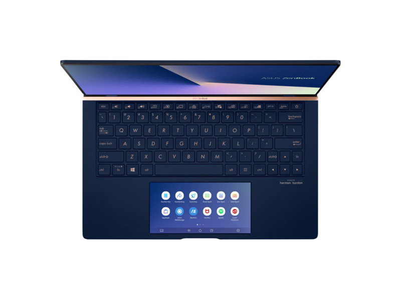 90NB0MW3-M05830  Ноутбук Asus Zenbook UX334FLC-A4086T Core i7 10510U(1.8Ghz)/ 8192Mb/ 512SSDGb/ 13.3''(1920x1080 IPS)/ noDVD/ Ext:nVidia GeForce MX250(2048Mb)/ Cam/ BT/ WiFi/ 1.1kg/ Royal Blue/ W10 + ScreenPad 2