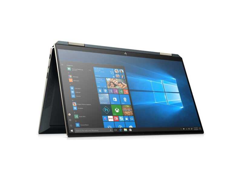 9QZ52EA  Ноутбук HP Spectre x360 13-aw0020ur Core i5-1065G7 Quad / 16Gb DDR4/ 512Gb PCIe/ Intel Iris Plus Graphics/ 13, 3'' FHD Anti-reflection IPS 400nits/ Touch/ W10 Home/ Poseidon Blue 2