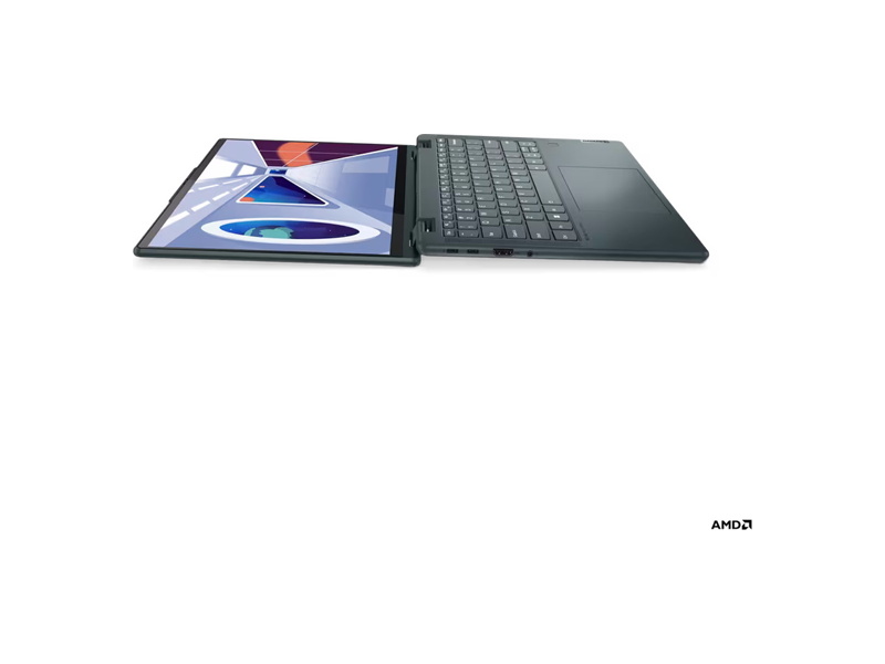 83B20069RK  Ноутбук Lenovo Yoga 6 13ABR8 13.3''(1920x1200 IPS)/ Touch/ AMD Ryzen 5 7530U(2Ghz)/ 16384Mb/ 512SSDGb/ noDVD/ Int:AMD Radeon/ Cam/ BT/ WiFi/ 59WHr/ 1.37kg/ dark teal/ Win11Home + 45W, RU kbd 3