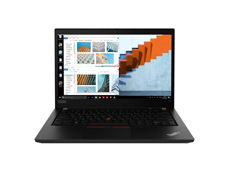 20S0000GRT  Ноутбук Lenovo ThinkPad T14 G1 T Core i5 10210U/ 16Gb/ SSD256Gb/ Intel UHD Graphics/ 14''/ IPS/ FHD (1920x1080)/ Windows 10 Professional 64/ black/ WiFi/ BT/ Cam