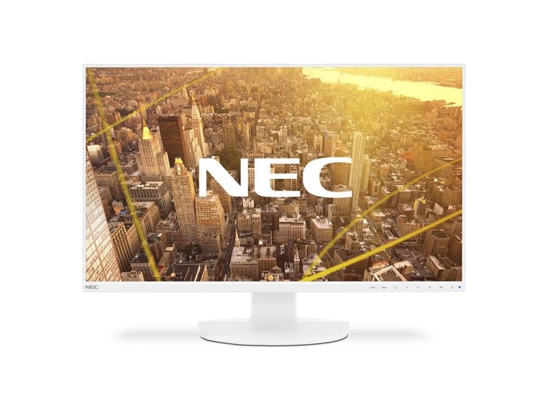 60004634  Монитор NEC 27'' MultiSync EA271F white LCD monitor with LED backlight, IPS panel, resolution 1920x1080, DisplayPort, HDMI, DVI, VGA, USB 1up/ 3down, 150 mm height adjustable
