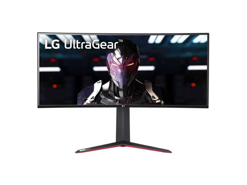 34GN850-B  Монитор LG 34'' [21:9] 3440x1440(UWQHD) IPS, LCD, Curved, nonGLARE, 400cd/ m2, H178°/ V178°, 1000:1, 1.07B, 1ms, 2xHDMI, DP, USB-Hub, Height adj, Tilt, Swivel, 2Y, Black