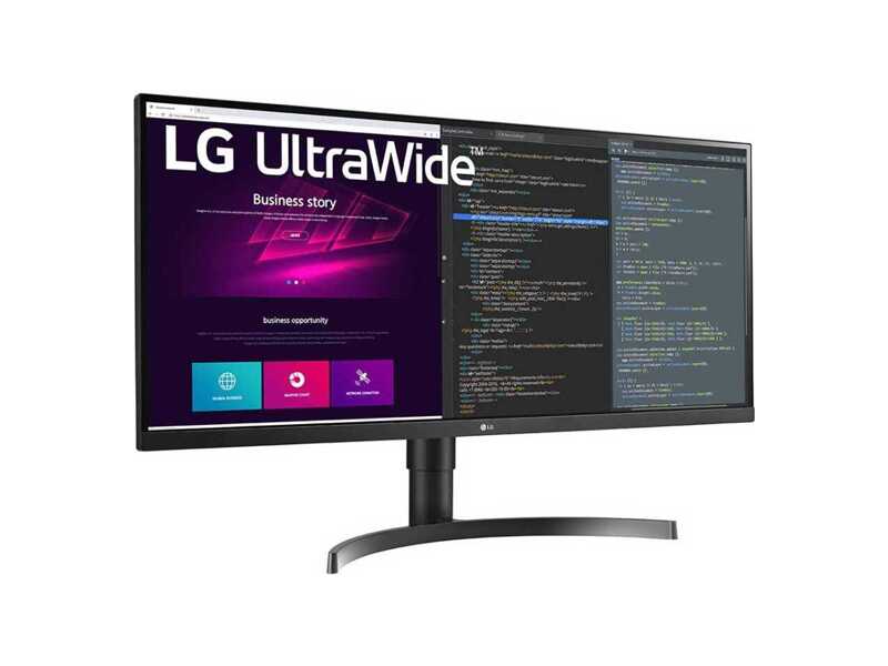 34WN750-B  Монитор LG 34'' [21:9] 3440x1440(UWQHD) IPS, LCD, nonGLARE, 300cd/ m2, H178°/ V178°, 1000:1, 16.7M, 5ms, 2xHDMI, DP, USB-Hub, Height adj, Tilt, Speakers, Audio out, 2Y, Black