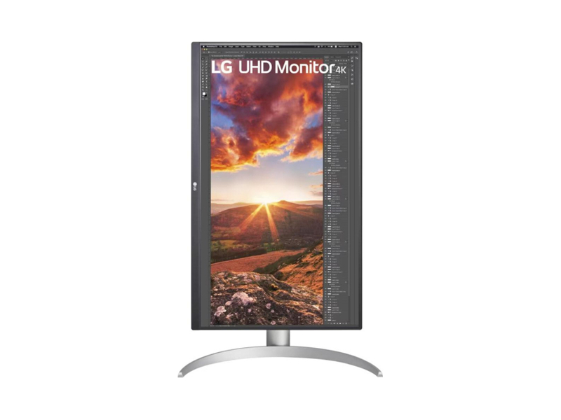 27UP850N-W.ARUZ  Монитор LG 27'' UltraFine 27UP850N-W черный IPS LED 16:9 HDMI M/ M матовая HAS Piv 400cd 178гр/ 178гр 3840x2160 DP 4K USB 5.9кг 1
