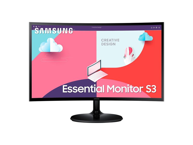LS24C360EAIXCI  Монитор Samsung 23.8'' S24C360EAI черный VA LED 1ms 21:9 HDMI матовая 250cd 178гр/ 178гр 3440x1440 DP UW 5.6кг