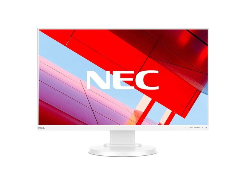 60004856  Монитор NEC 24'' MultiSync E242N LCD with LED backlight, 1920x1080, DisplayPort, HDMI, VGA, USB 3.1, 110 mm height adjustable, white