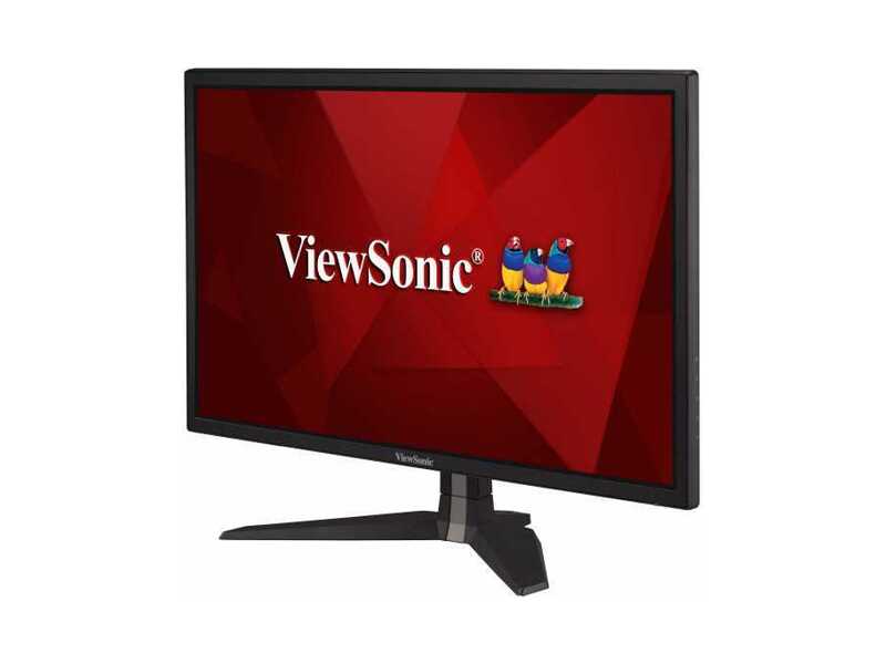 VX2458-P-MHD  Монитор ViewSonic 23.6'' LCD [16:9] 1920х1080(FHD) TN, nonGLARE, 300cd/ m2, H170°/ V160°, 1000:1, 80M:1, 16.7M, 1ms, 3xHDMI, DP, Tilt, Speakers, 3Y, Black
