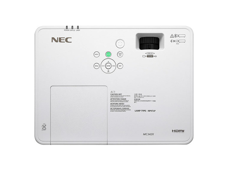 MC342X  Проектор NEC MC342X 3LCD, XGA (1024 x 768), 3400lm, 16000:1, 4:3, 2хHDMI, 3, 1 kg NEW 1