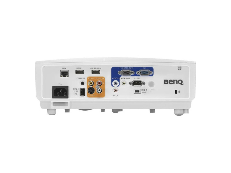 9H.JGH77.25E  Проектор BenQ SW752+ DLP, WXGA (1280x800), 5000 AL, 1.5X, TR 1.46-2.2, HDMIx2/ MHLx1, VGA, LAN control, USB Power, White 1