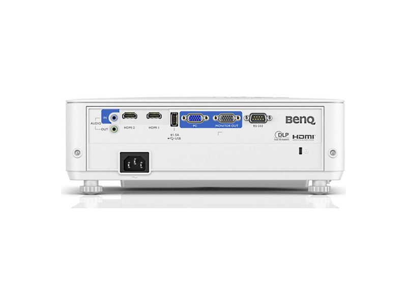 9H.JKX77.13E  Проектор BenQ MU613 DLP, WUXGA (1920x1200), 4000 AL, 1.1X, TR 1.5~1.65, HDMIx2, VGA, USB Power, White 1