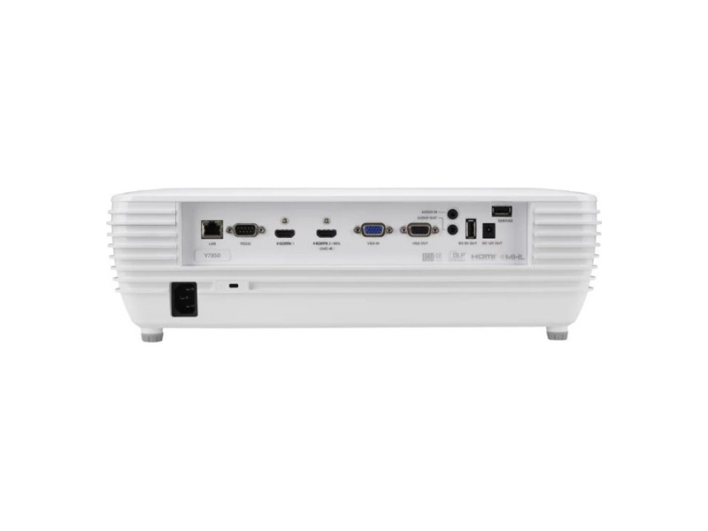 MR.JPD11.001  Проектор Acer V7850 DLP, 4K UHD (3840 x 2160), 2200Lm, 1000000:1, HDMI, HDR, sRGB, Rec 2020, V-LS, Bag, 5.3kg 1