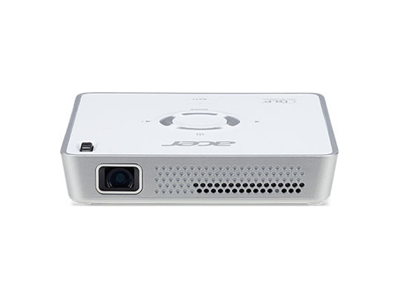 MR.JQ411.001  Проектор Acer C101i LED, WVGA (1280x800), 150Lm, 1200:1, HMDI, wireless projection, tripod, Battery 3400mAh + USB power, 265g