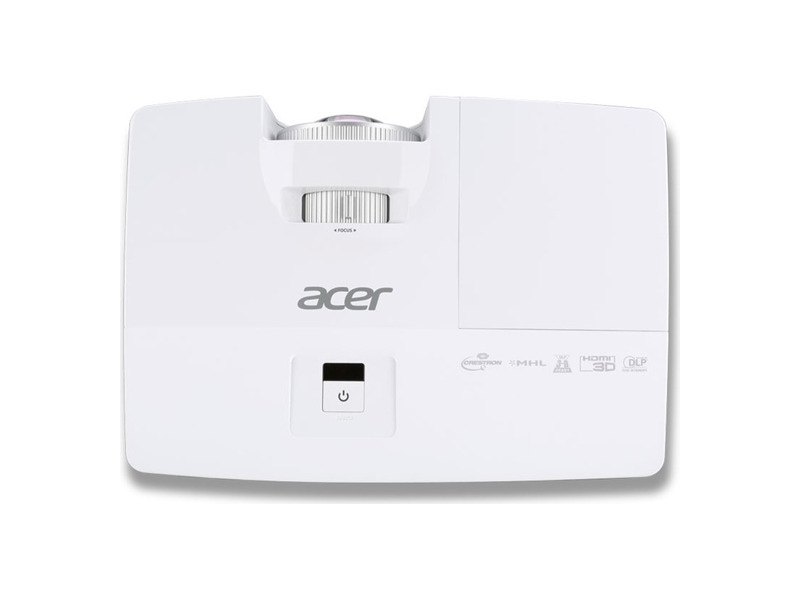 MR.JQG11.001  Проектор Acer S1286Hn DLP 3D, XGA (1024x768), 3500Lm, 20000:1, HDMI, RJ45, short throw 0.6, 2.7kg 2